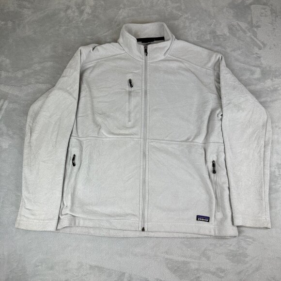 Patagonia Other - Patagonia Fleece Light Grey Jacket Men’s Size L